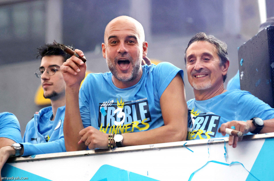 مانشستر.. 
ليلة سماوية