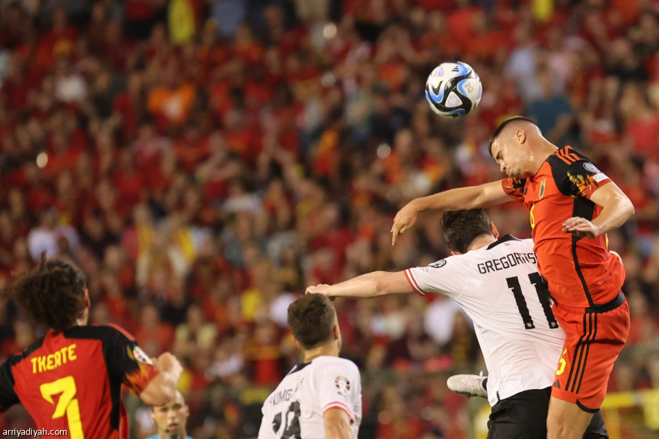 تصفيات أمم أوروبا.. بلجيكا تتعادل مع النمسا