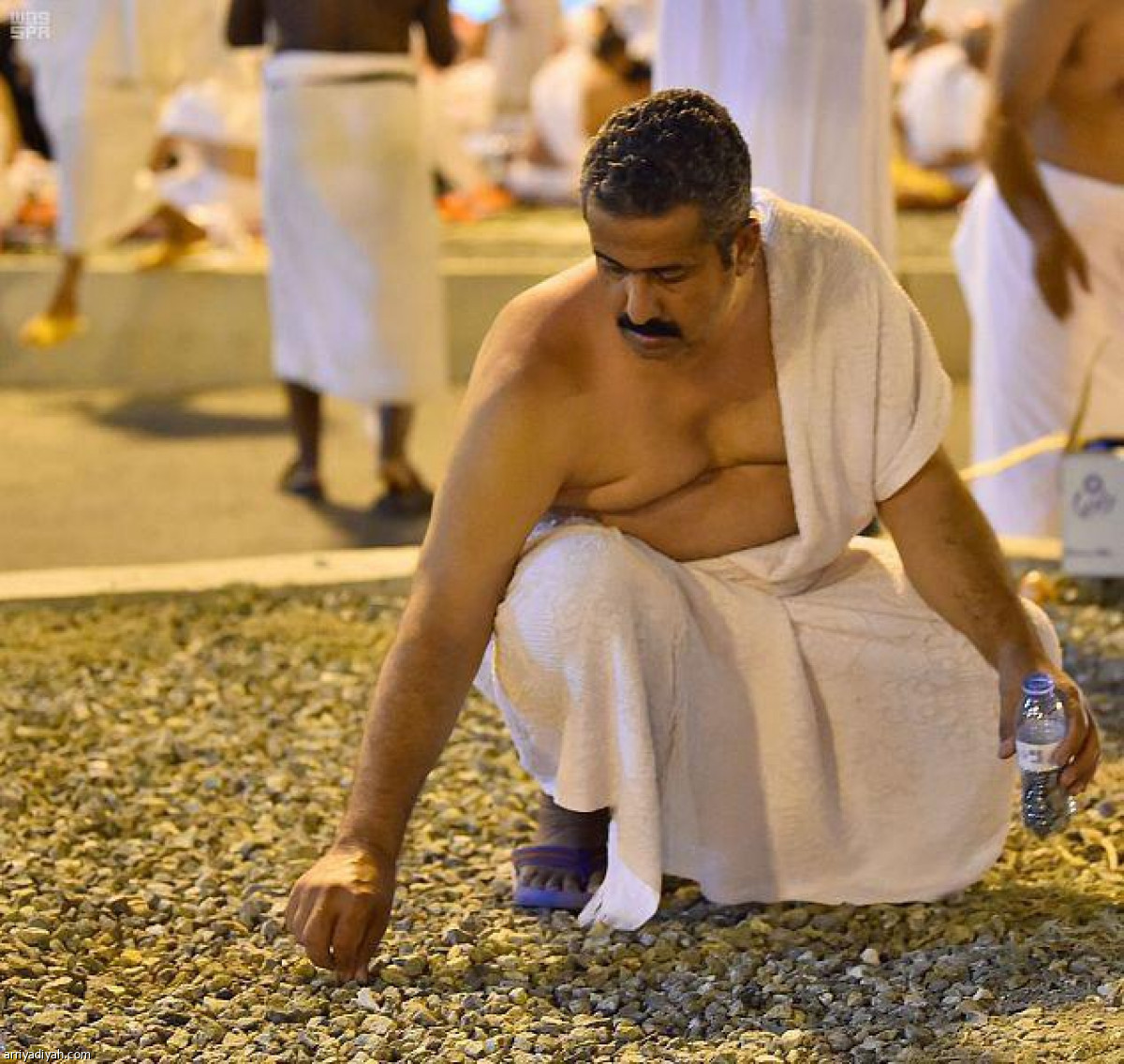 الحجاج في مزدلفة