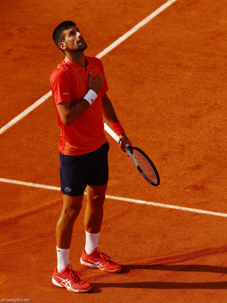 ديوكوفيتش.. ثاني أكبر لاعب يبلغ نهائي «رولان جاروس»