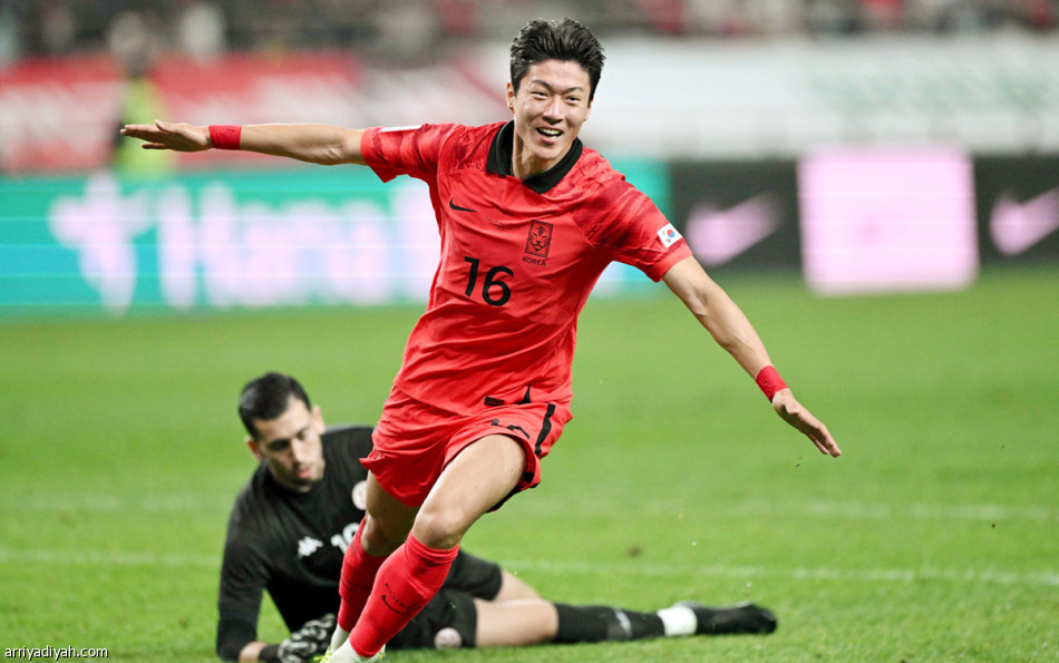 كوريا 
تمزّق شباك دحمان