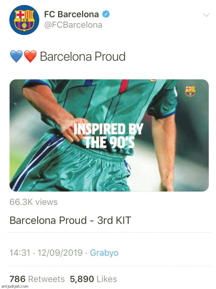 برشلونة 
يتصدر مشاهدات إنستجرام