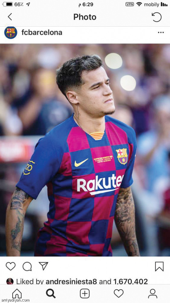 رحلة البرازيلي..
4 ملايين إعجاب.. والبارسا يتفوق