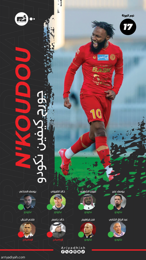 نكودو يخطف نجومية جولة «الأساطير»