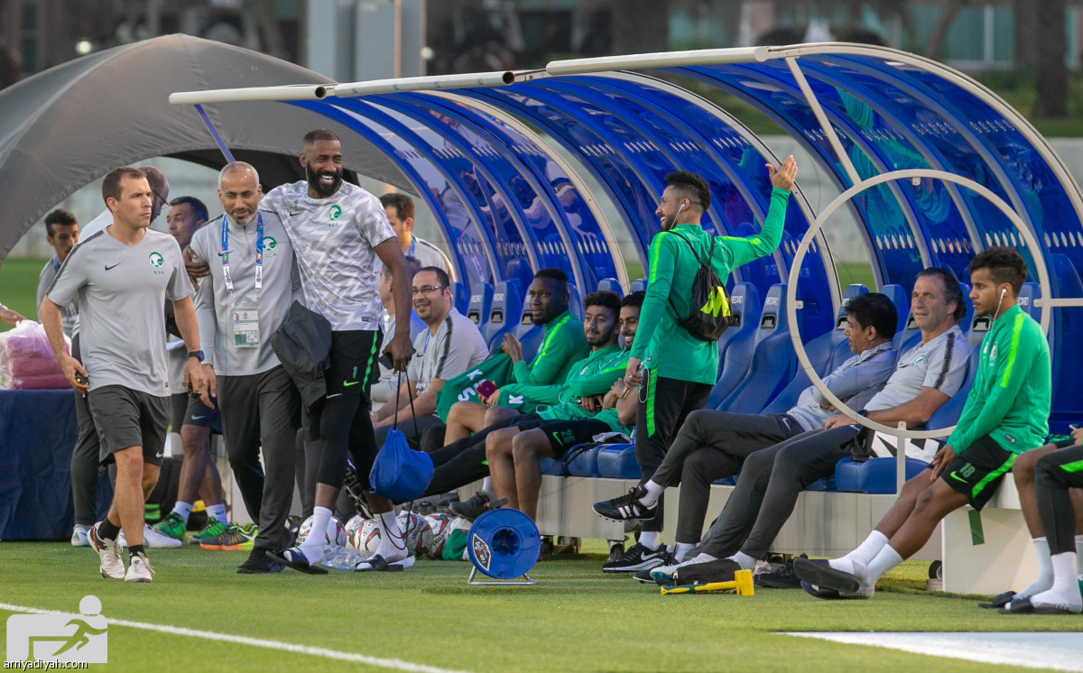 الأخضر جاهز لكوريا