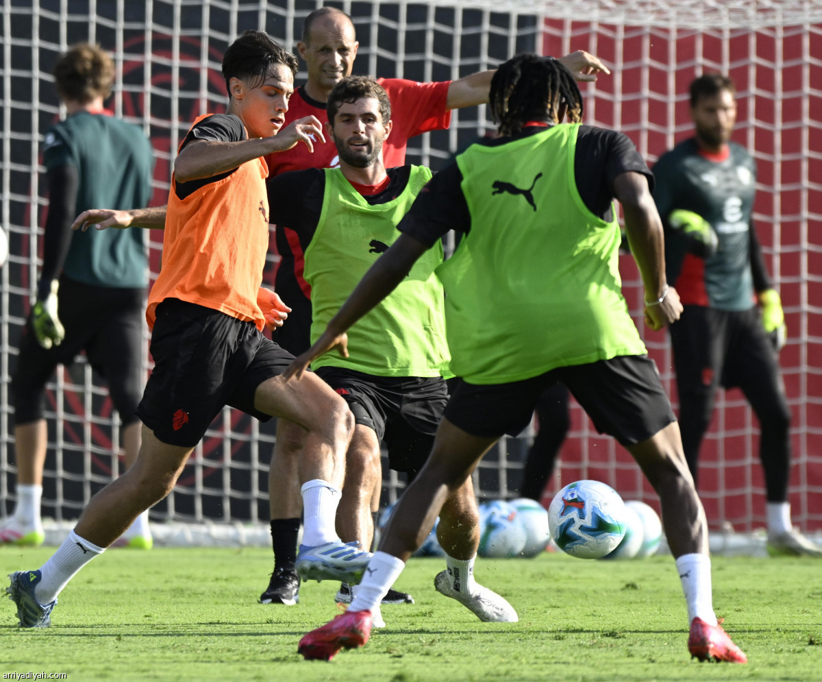 ميلان.. جلسة تدريبية