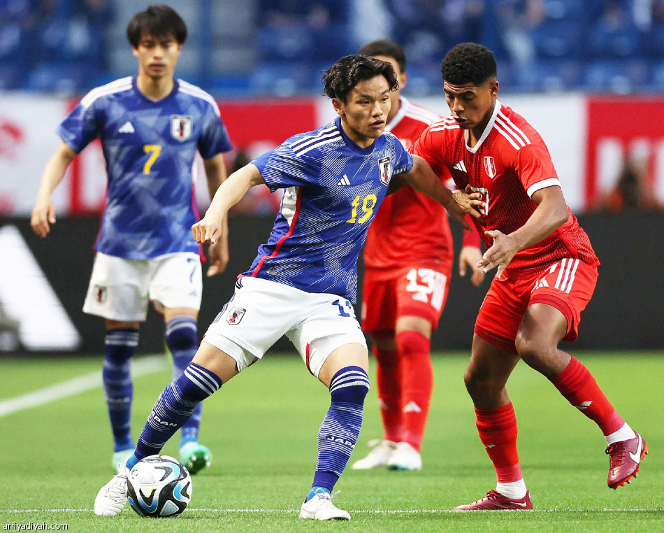 اليابان تقسو على  بيرو برباعية