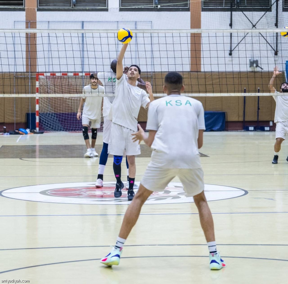 اخضر الطائرة يكثف تحضيرات كأس التحدي الآسيوي