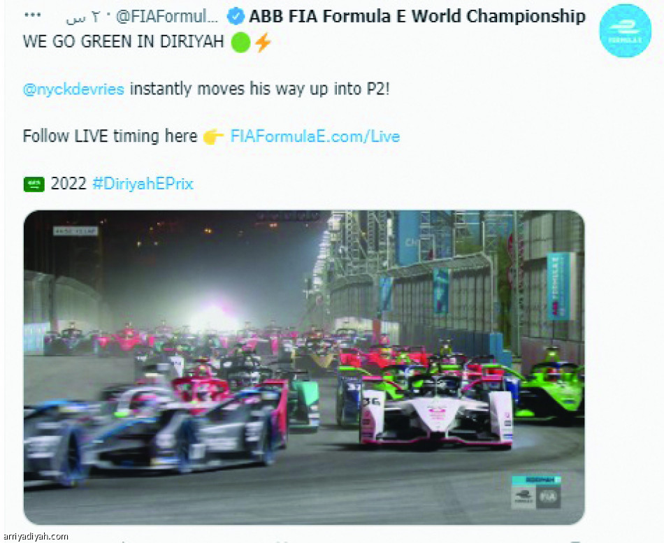 «فورمولا إي».. 
مرسيدس يسيطر بزخم التتويج