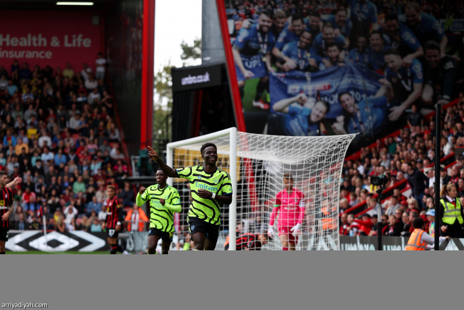 الدوري الإنجليزي.. أرسنال يعمق جراح بورنموث برباعية