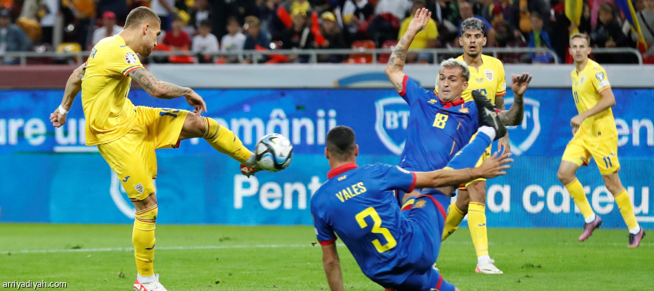 رومانيا تتصدر برباعية أندورا