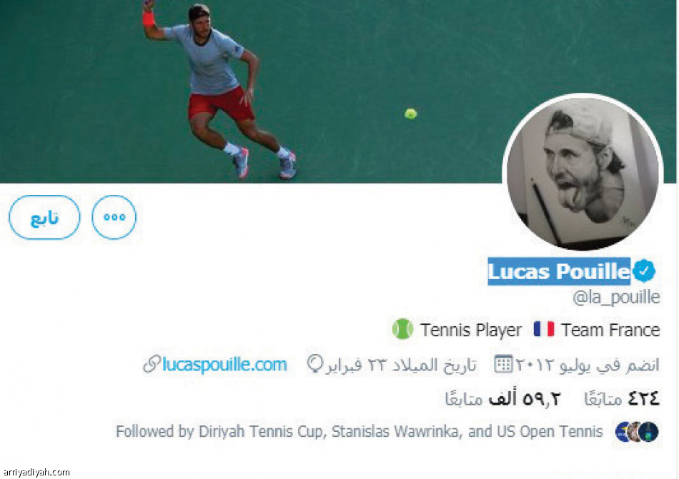 5.3 مليون 
يتابعون نجوم تنس الدرعية