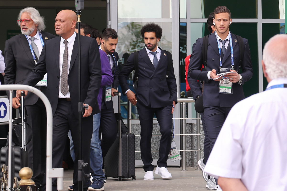 وصول منتخب الفراعنة