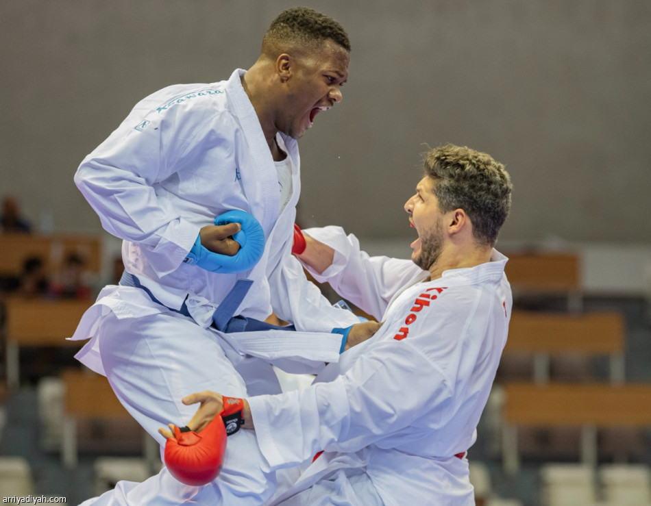 سفياني ينتزع ذهبية العرب في الكاراتيه