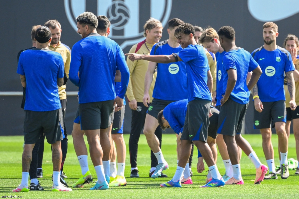 برشلونة.. حصة أخيرة